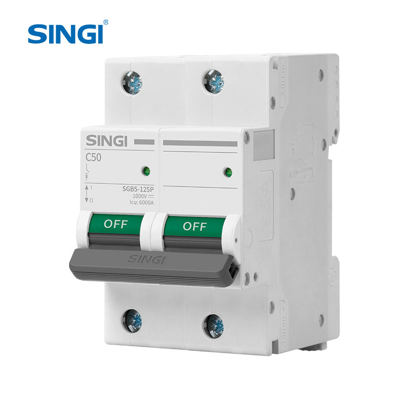 SGB5-125P DC MCB เบรกเกอร์ขนาดเล็ก